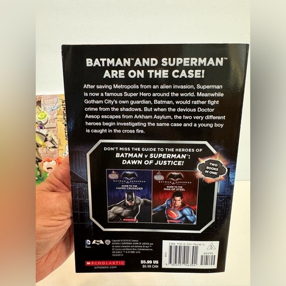 Children’s Book Lot of 4: Detective Pikachu Batman Superman Rabbids Poptropica - Picture 8 of 12